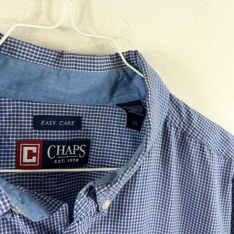 Vintage blue chaps shirt image 6