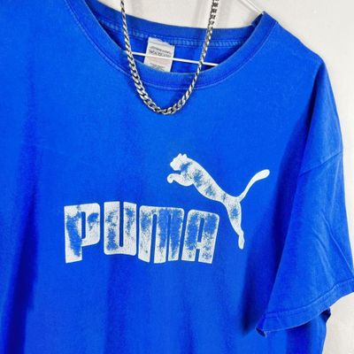 2000s Blue Puma T shirt 4