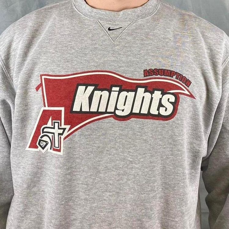 90s Grey Nike sweatshirt 2
