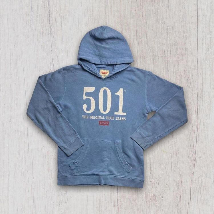 Blue Vintage Levis Hoodie 3