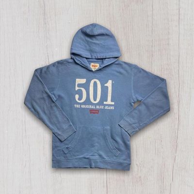 Blue Vintage Levis Hoodie 3