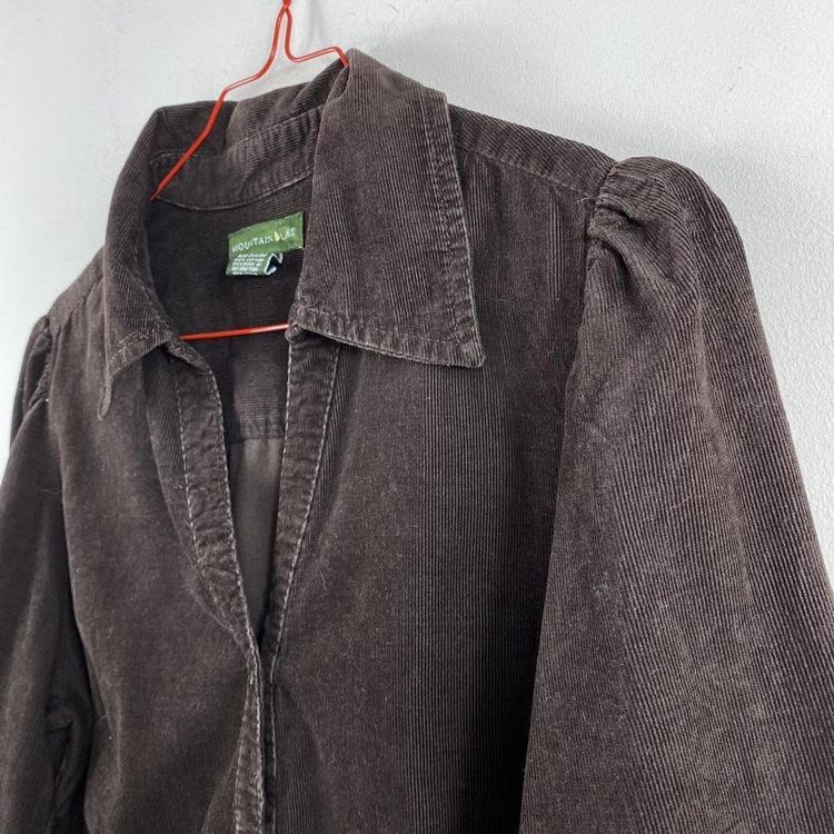 Womens Brown Corduroy Shirt 3
