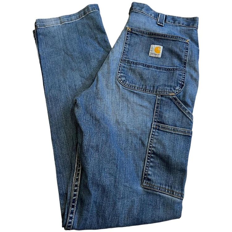 Vintage Carhartt blue rugged flex jeans pants - size 32x34