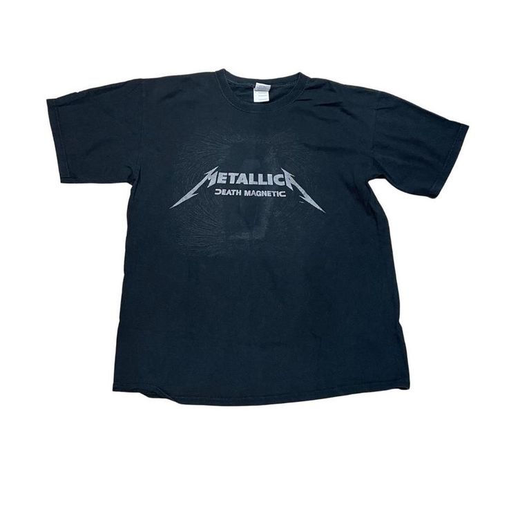 Metallica Death Magnetic Gildan black graphic t-shirt large