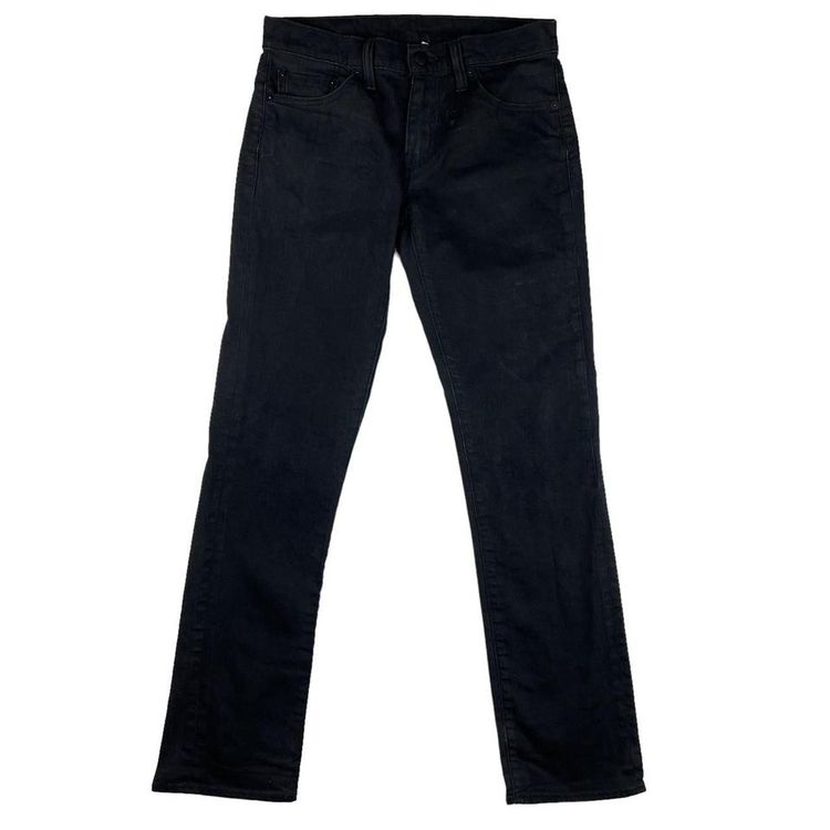 Vintage Levis 512 Slim Fit Jeans Black W30L32 image 2