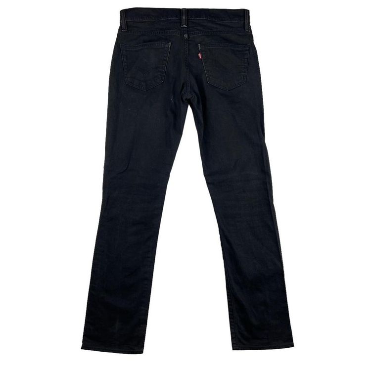 Vintage Levis 512 Slim Fit Jeans Black W30L32 image 3