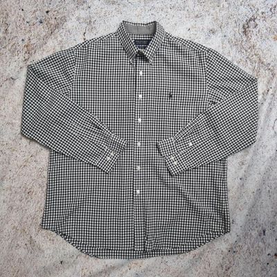 Polo Golf Ralph Lauren OXFORD SHIRT NON IRON CHECK - Black - Size XL 1