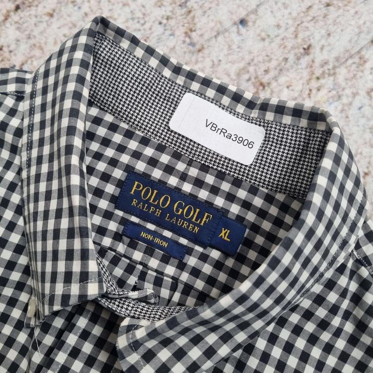 Polo Golf Ralph Lauren OXFORD SHIRT NON IRON CHECK - Black - Size XL 3