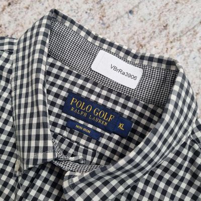 Polo Golf Ralph Lauren OXFORD SHIRT NON IRON CHECK - Black - Size XL 3