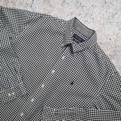 Polo Golf Ralph Lauren OXFORD SHIRT NON IRON CHECK - Black - Size XL 2
