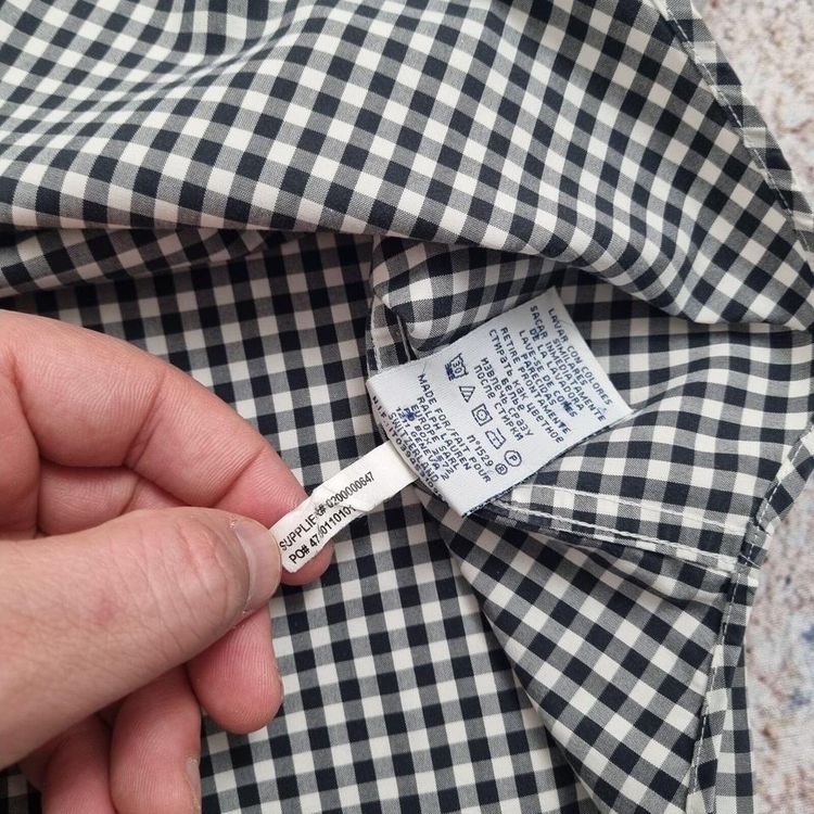 Polo Golf Ralph Lauren OXFORD SHIRT NON IRON CHECK - Black - Size XL 8