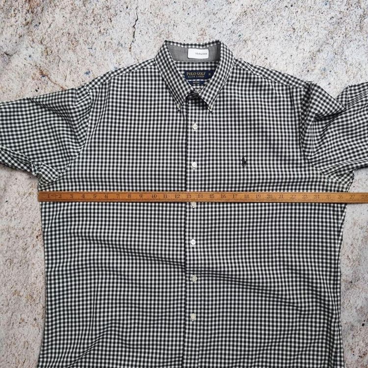 Polo Golf Ralph Lauren OXFORD SHIRT NON IRON CHECK - Black - Size XL 6
