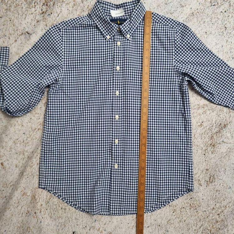 Ralph Lauren OXFORD SHIRT YOUTH SIZE CHECK - Blue - Size L 5