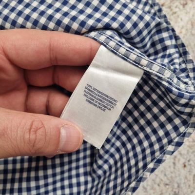 Ralph Lauren OXFORD SHIRT YOUTH SIZE CHECK - Blue - Size L 6