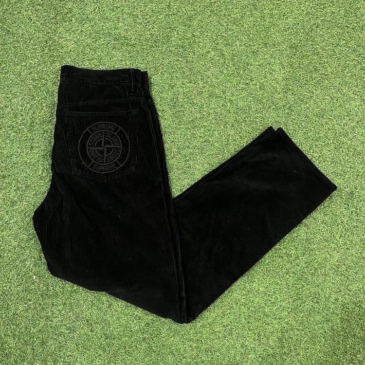 Supreme Black Supreme x Stone Island Corduroy trousers product image