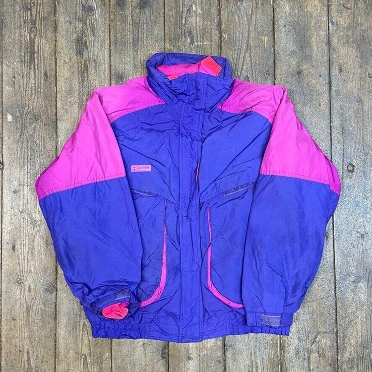 Other Columbia Sportswear Rain Coat Powder Keg 2 In 1 Jacket, Purple, Womens Large product image