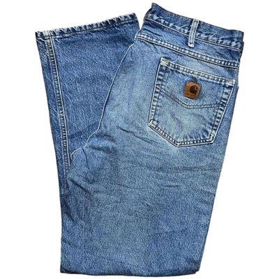 Vintage Carhartt blue fit jeans pants - size 38x34
