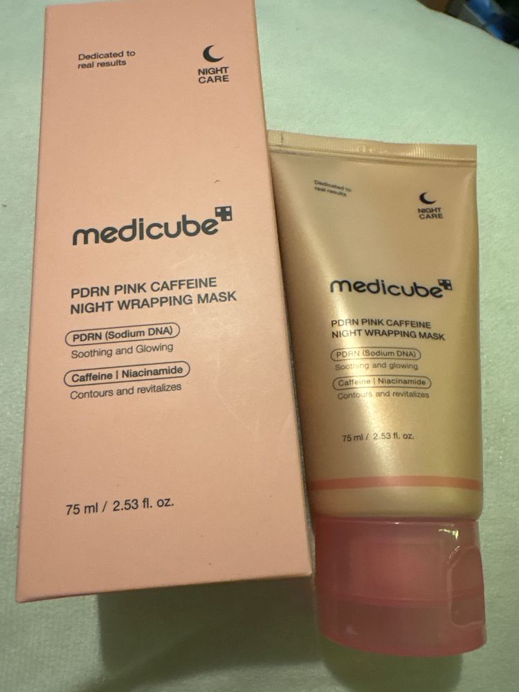 Medicube Pdrn Pink Caffeine Night Wrapping Mask