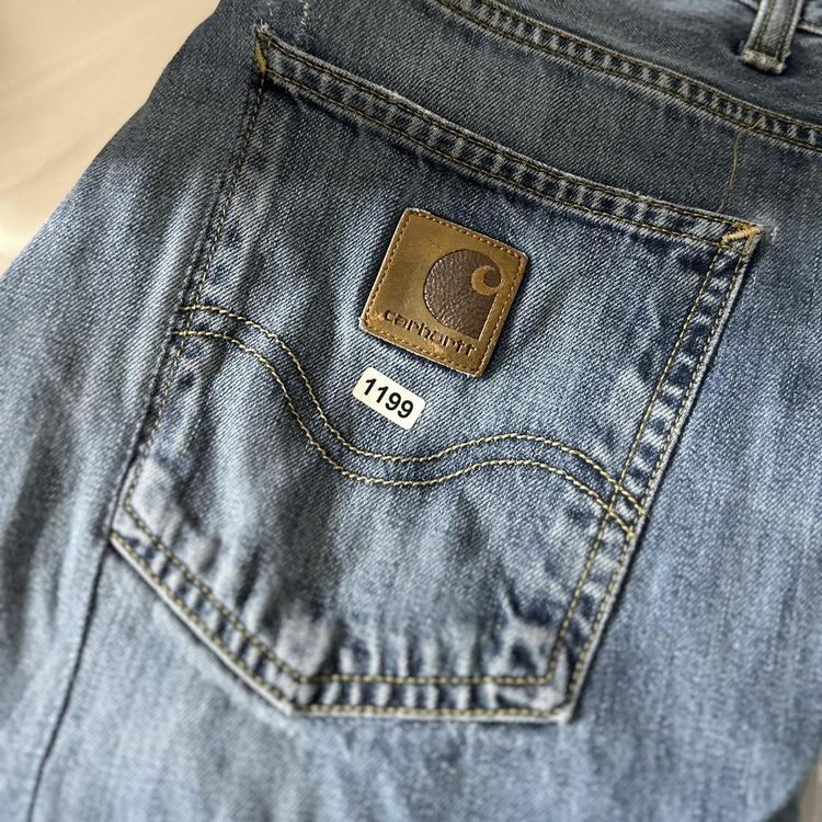 Blue Carhartt Carpenter Trouser 00s Texas Pant Fit image 8