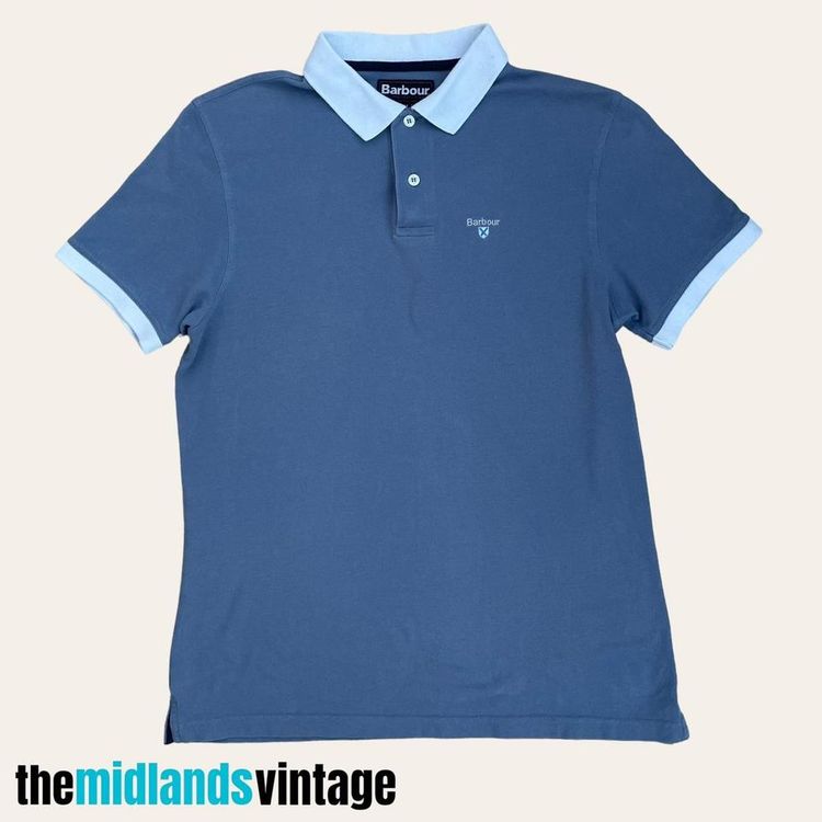 Y2K barbour polo shirt