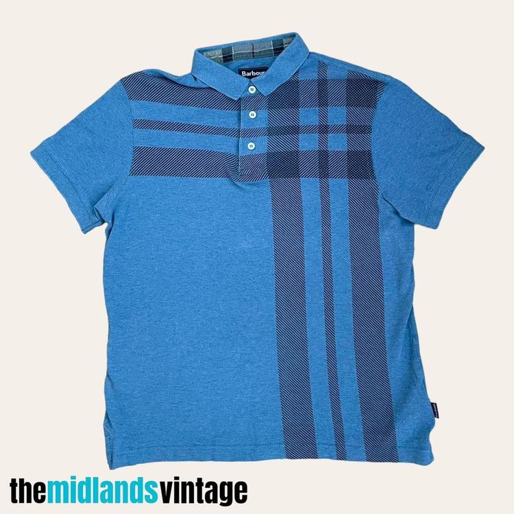 Y2K barbour polo shirt