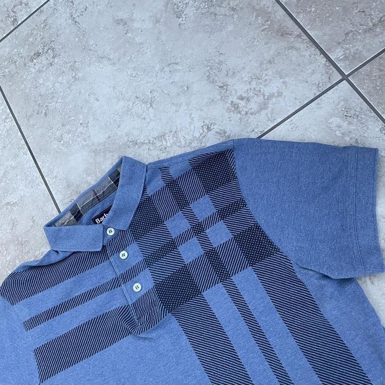 Y2K barbour polo shirt image 3