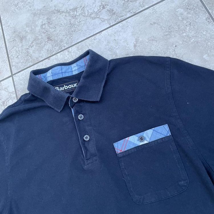 Y2K barbour polo shirt image 2