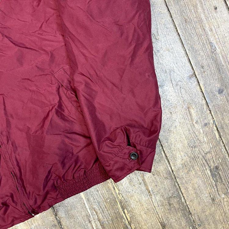 Chaps Harrington Jacket Checkered Lined Vintage 90s Golf Coat, Red, Mens XL image 5