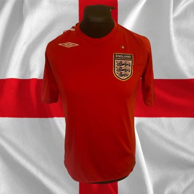 ENGLAND 2006-08 AWAY FOOTBALL SHIRT