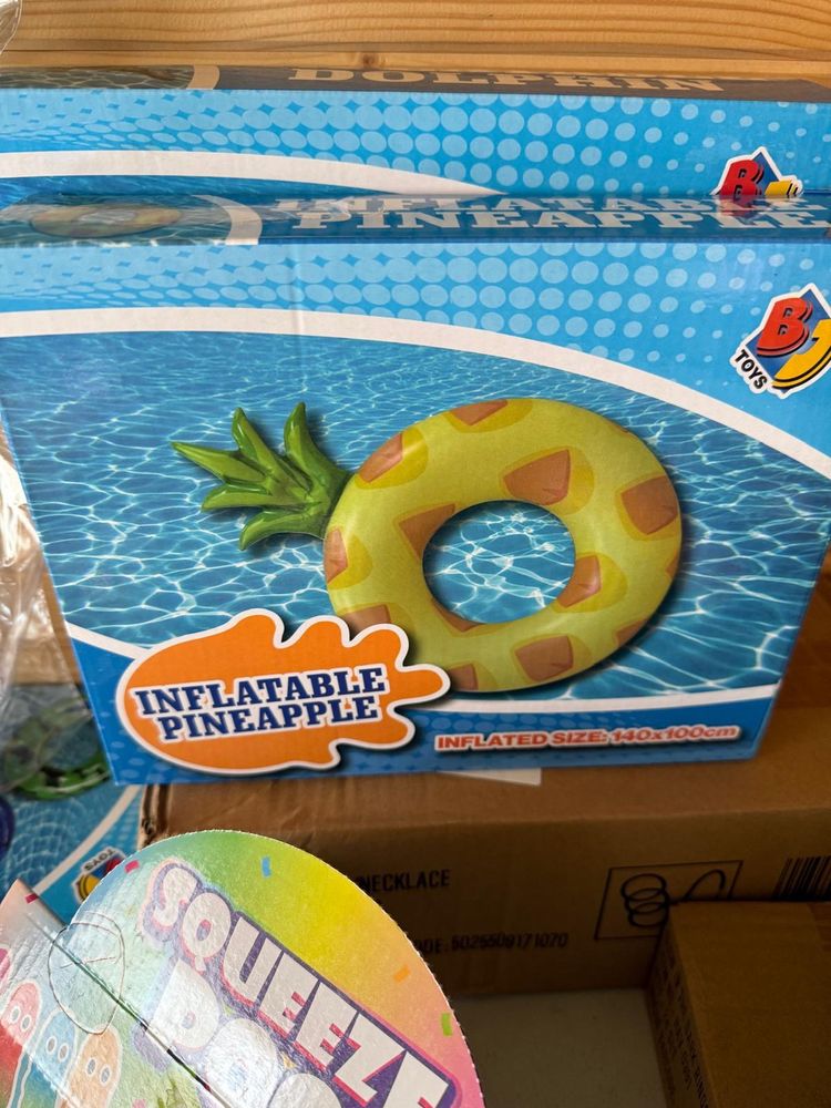 Inflatable Pineapple Pool Float