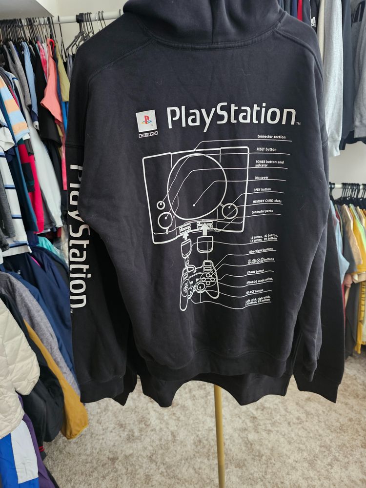 Playstation 1  Black Hoodie  ( child s)