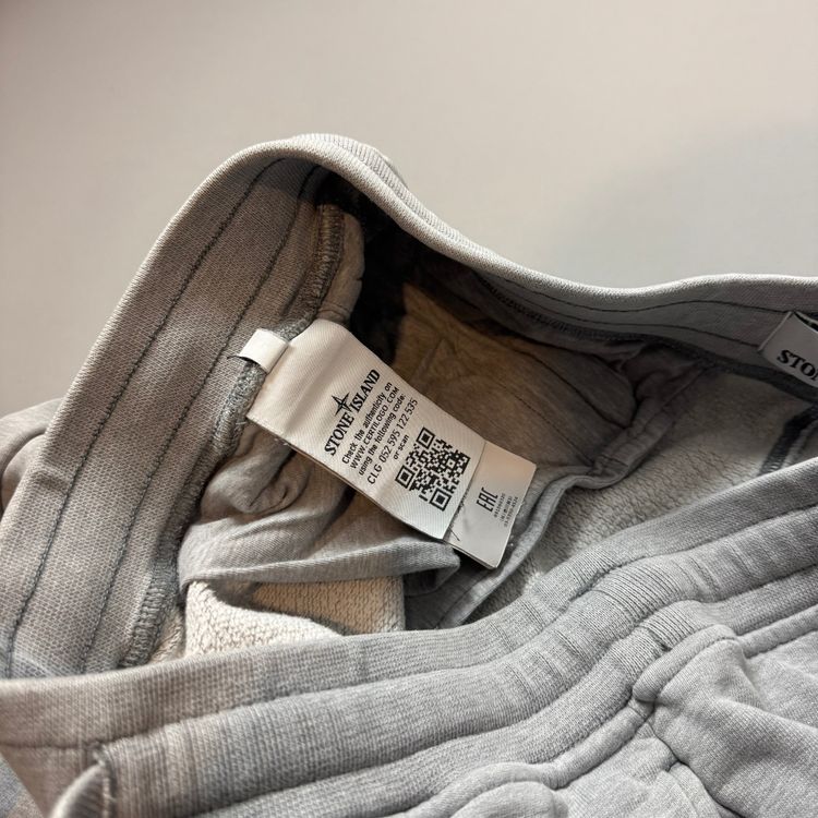 Stone Island Grey Cotton Joggers - Small imagen 3