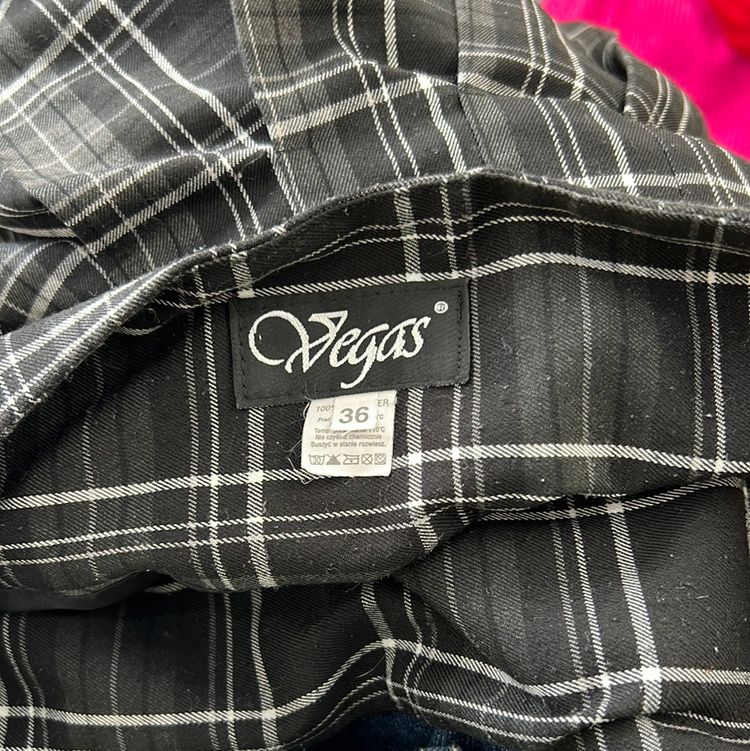 💚 TAYLOR SWIFT DROP | medium black tartan checked pleated skirt 3