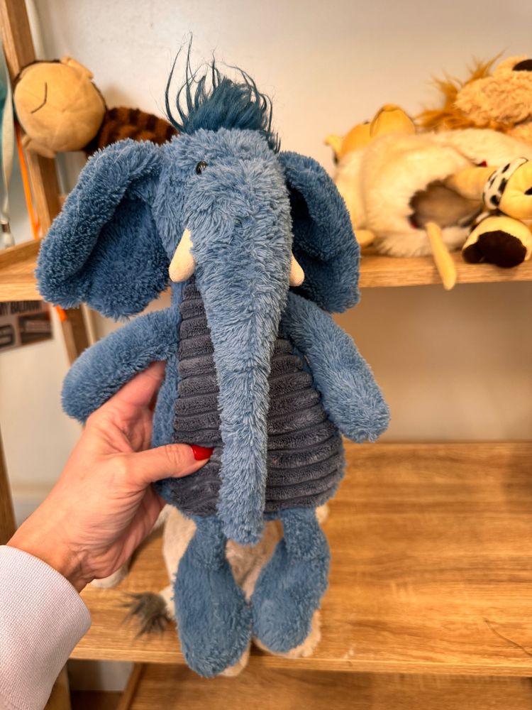 Blue Elephant Plush Toy