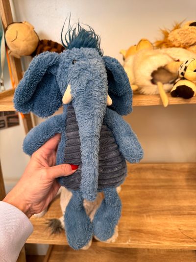 Blue Elephant Plush Toy