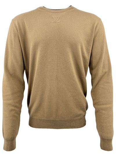 Louis Vuitton Embossed Cashmere Sweatshirt - Brown (236320922)