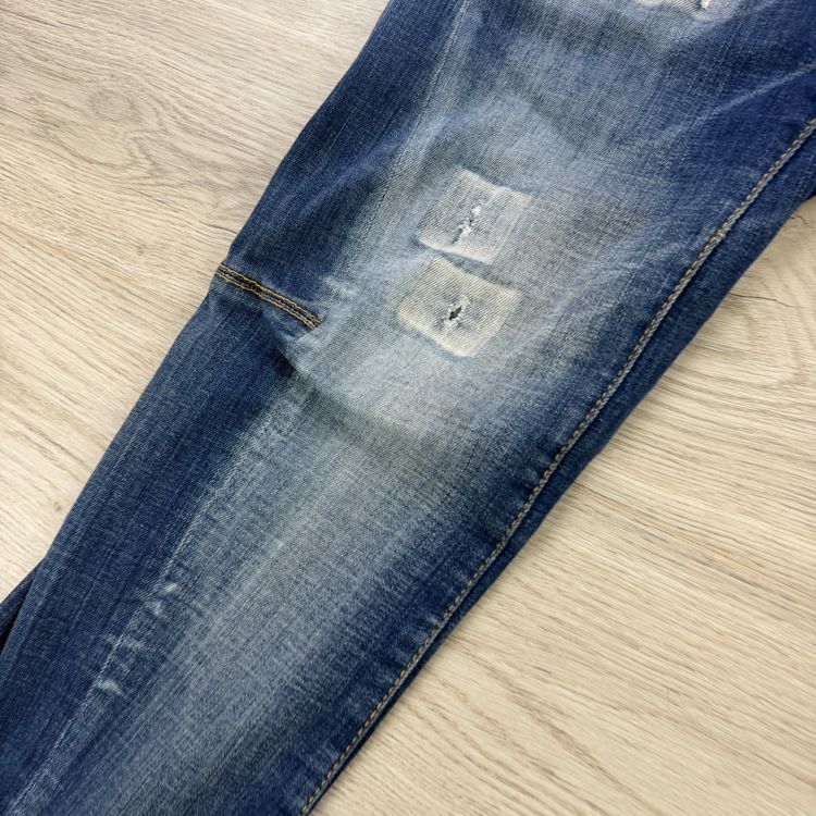 Dsquared2 Men’s Blue Distressed Twist Jeans - 48 (Uk 30) imagen 4