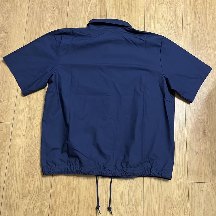 BNWT Nike NSW Club Utility Short Sleeve Oxford Button Short Sleeve Shirt, Navy 2