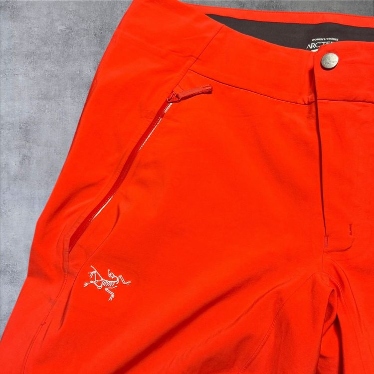 Arc'teryx Sabre Gore-Tex Ski Trousers Women's Size 12 Orange Waterproof RRP £400 image 2
