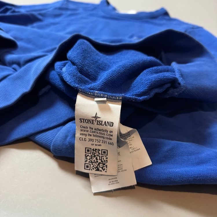 Stone Island Blue Patch Sweatshirt - Medium image 2