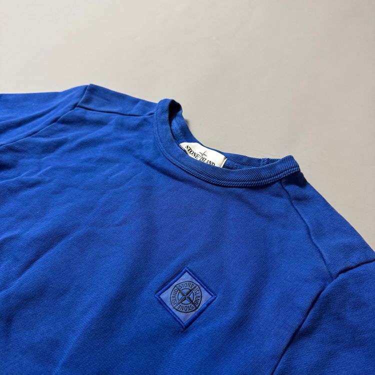 Stone Island Blue Patch Sweatshirt - Medium image 3