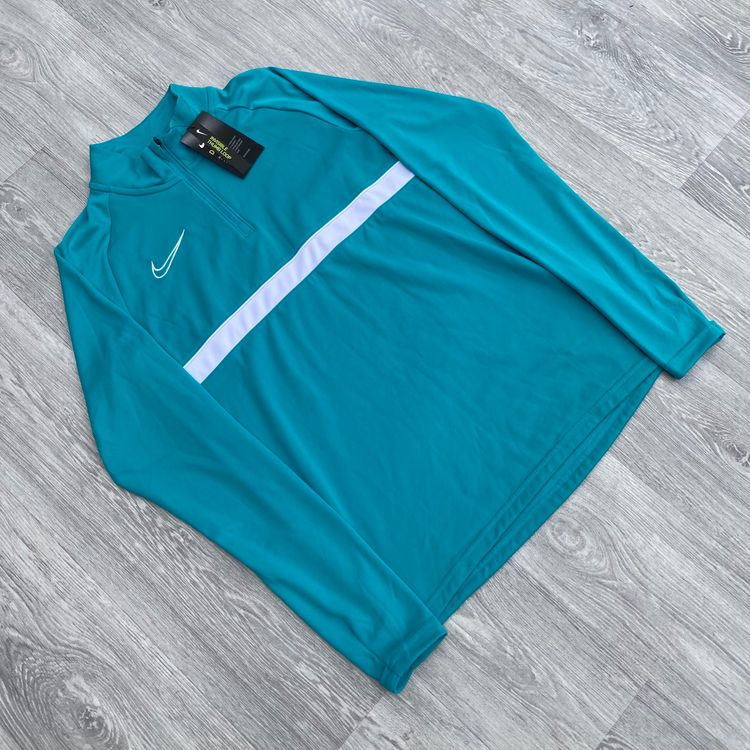 Nike Dri Fit Academy Pro Half Zip Long Sleeve Track Top Turquoise [CW6110-356]