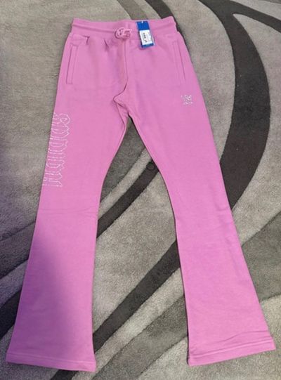Adidas Pink Flared Track Pants