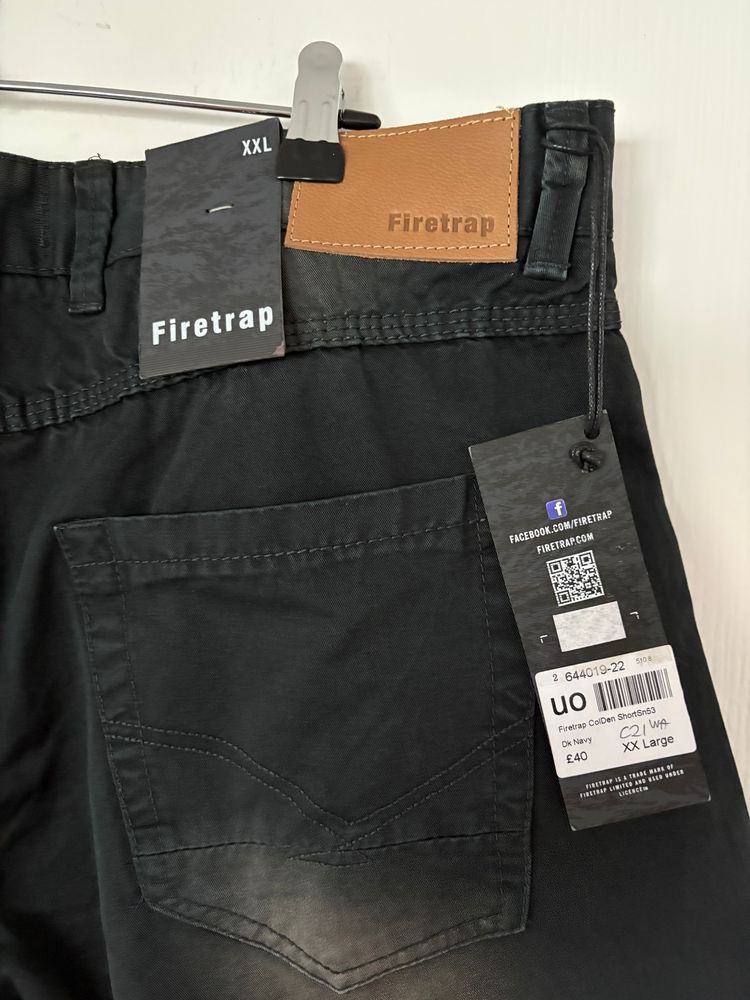 Firetrap Dark Navy Shorts 6