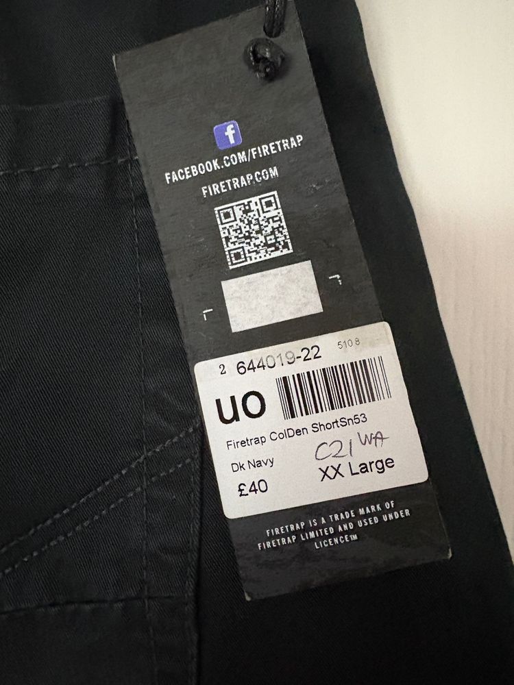 Firetrap Dark Navy Shorts 7