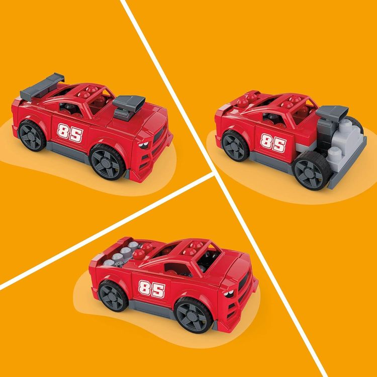 Mega Bloks Red Buildable Toy Car obraz 2