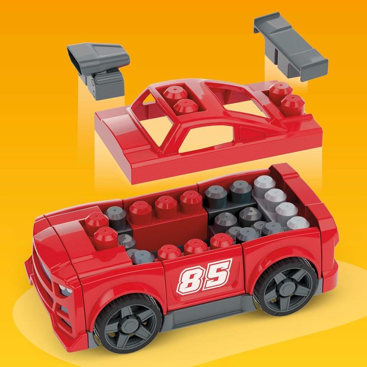Mega Bloks Red Buildable Toy Car obraz 3