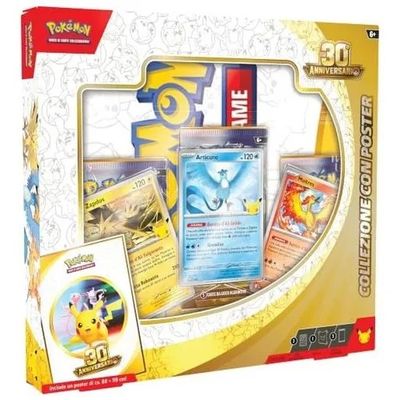 Pokémon 30° Anniversario Collezione con Poster