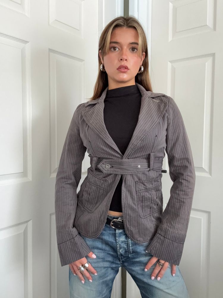 Diesel Pinstripe Blazer Jacket (S)
