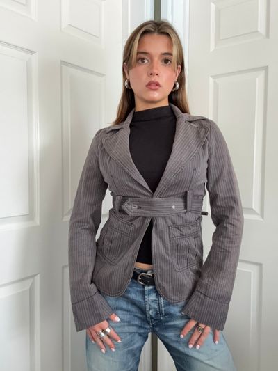 Diesel Pinstripe Blazer Jacket (S)